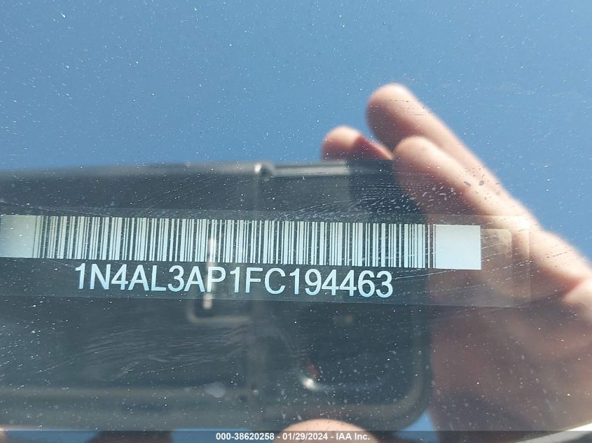 2015 NISSAN ALTIMA 2.5 S - 1N4AL3AP1FC194463