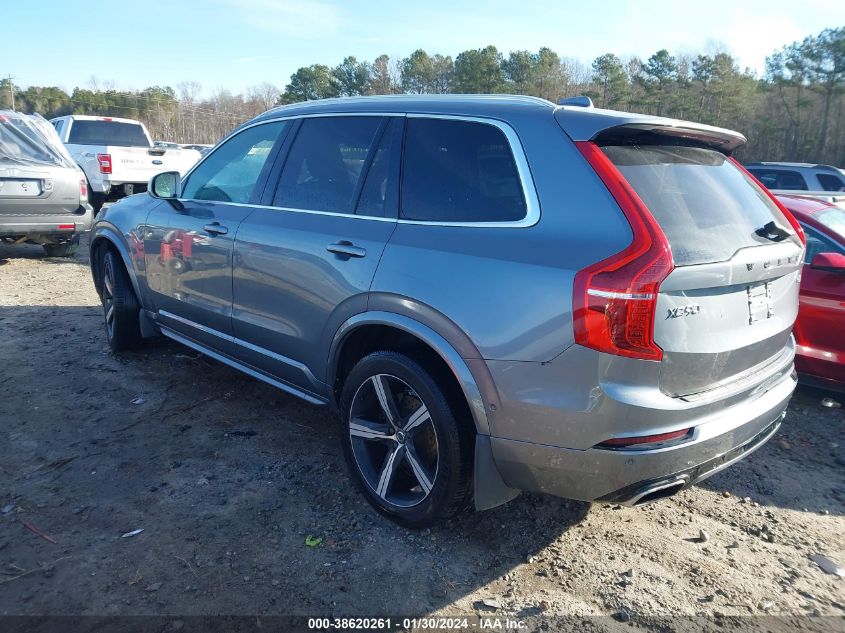 2016 VOLVO XC90 T6 R-DESIGN - YV4A22PM6G1060479