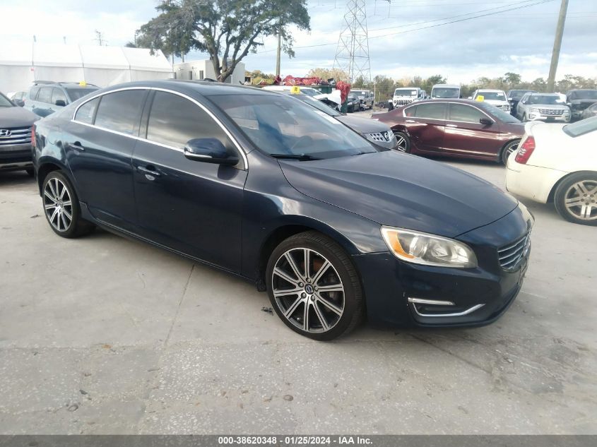 2015 VOLVO S60 T6 - YV149MFK9F1351591