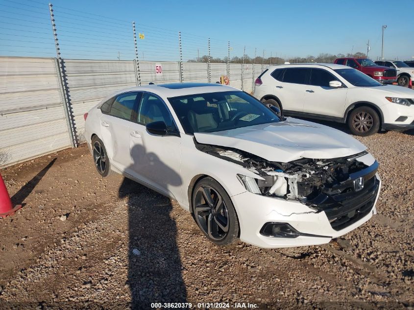 2021 HONDA ACCORD SPORT 2.0T - 1HGCV2F36MA021397