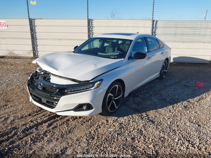 2021 HONDA ACCORD SPORT 2.0T - 1HGCV2F36MA021397