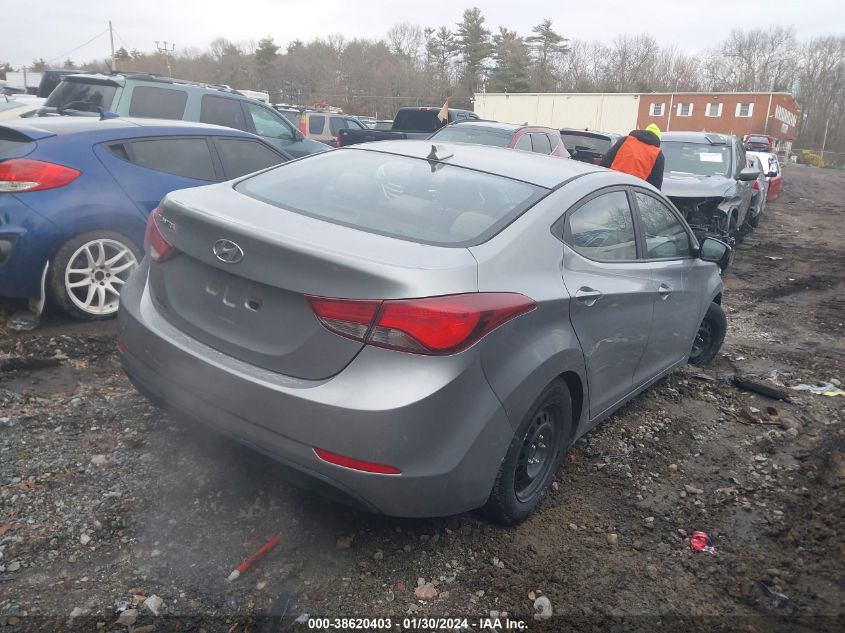 2016 HYUNDAI ELANTRA SE - 5NPDH4AEXGH663214