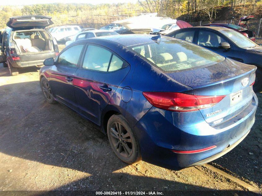2018 HYUNDAI ELANTRA SEL/VALUE/LIMITED - 5NPD84LF9JH313859