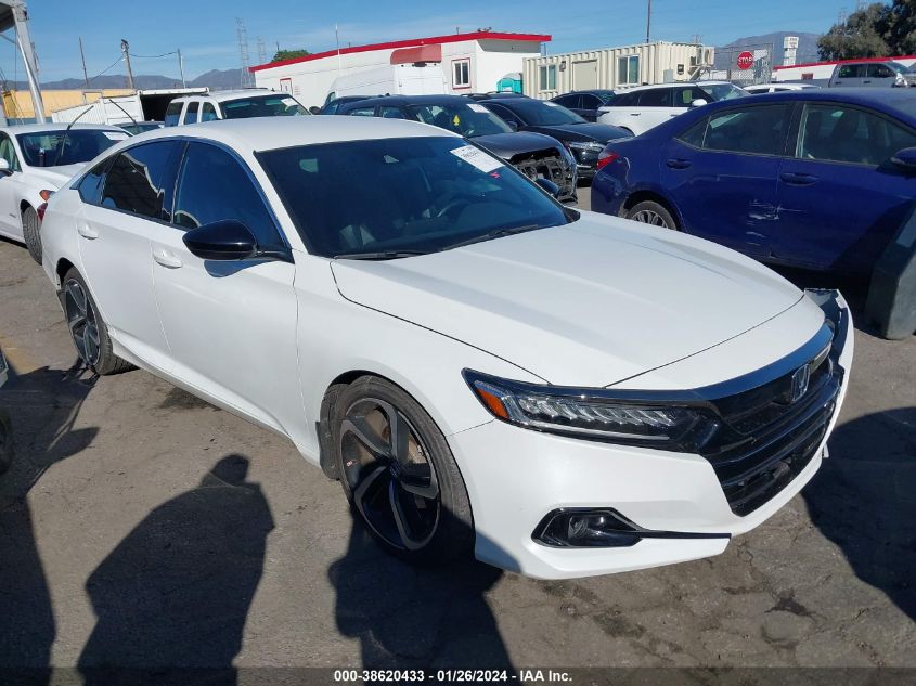 2021 HONDA ACCORD SPORT - 1HGCV1F35MA089796