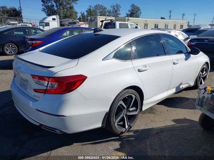 VIN 1HGCV1F35MA089796 2021 HONDA ACCORD SPORT