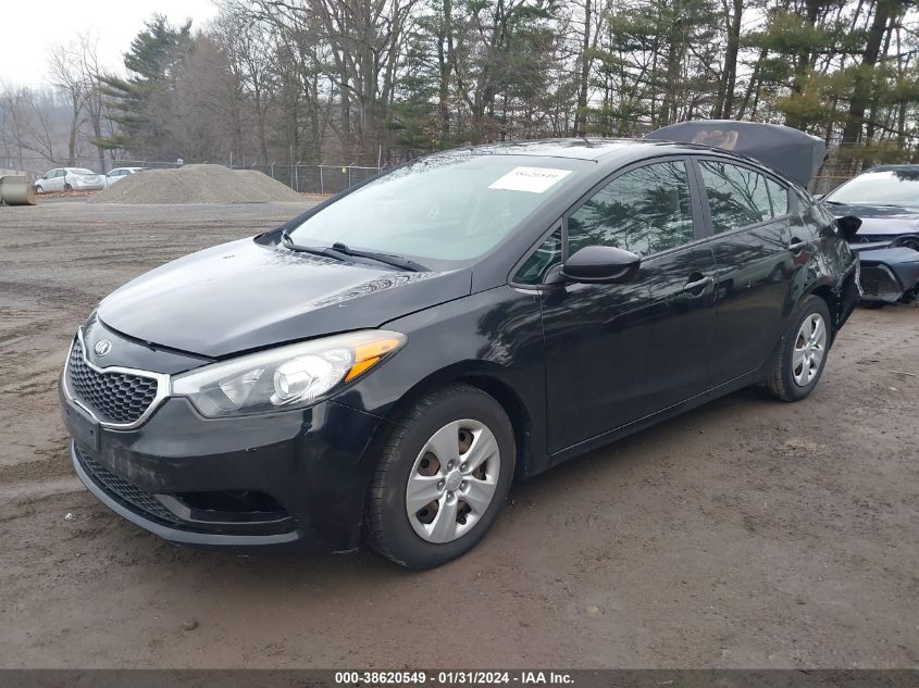 2016 KIA FORTE LX - KNAFK4A65G5540016