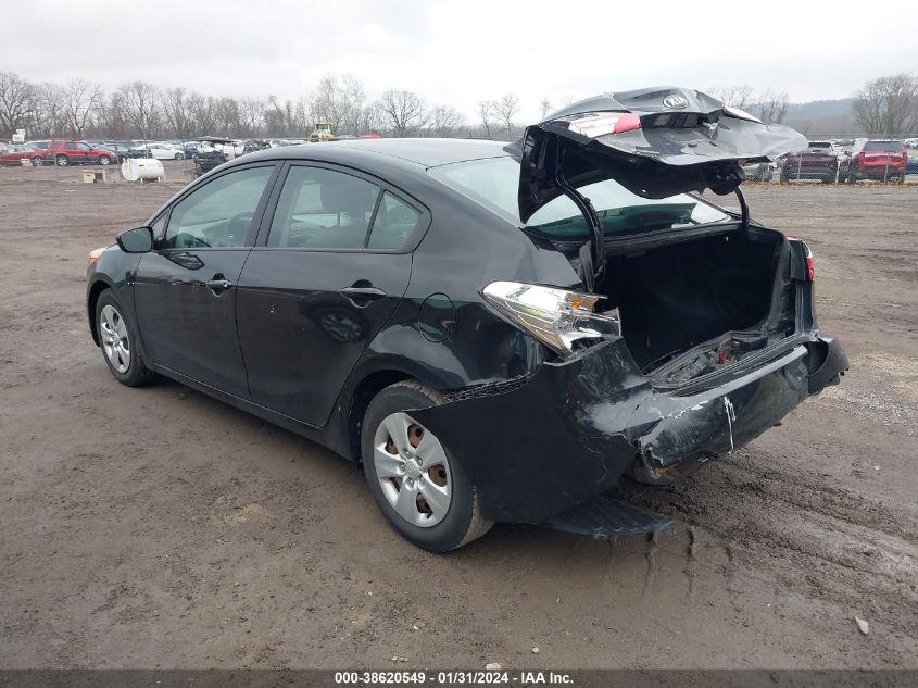 2016 KIA FORTE LX - KNAFK4A65G5540016