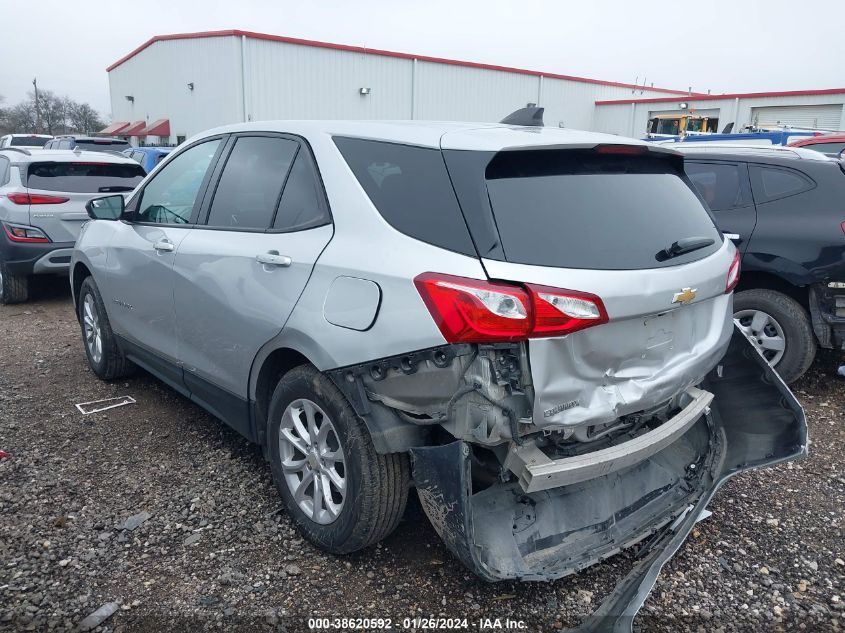 2019 CHEVROLET EQUINOX LS - 3GNAXHEV1KS624721