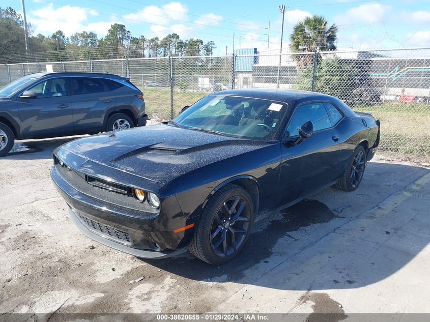 VIN 2C3CDZAG2NH233449 2022 DODGE CHALLENGER SXT