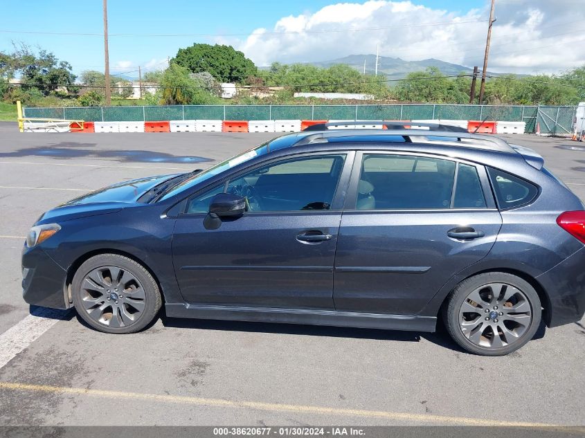 2015 SUBARU IMPREZA 2.0I SPORT LIMITED - JF1GPAZ63F8271044