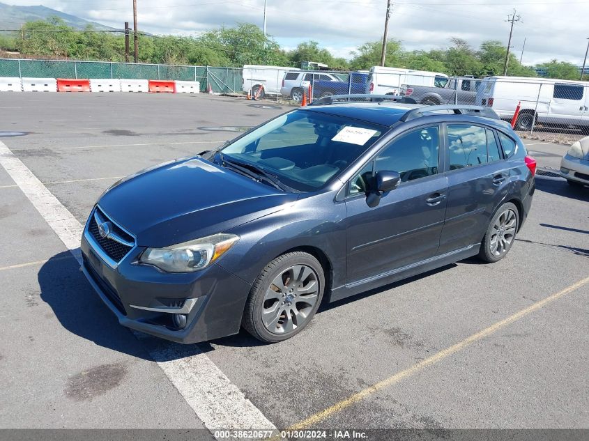 2015 SUBARU IMPREZA 2.0I SPORT LIMITED - JF1GPAZ63F8271044