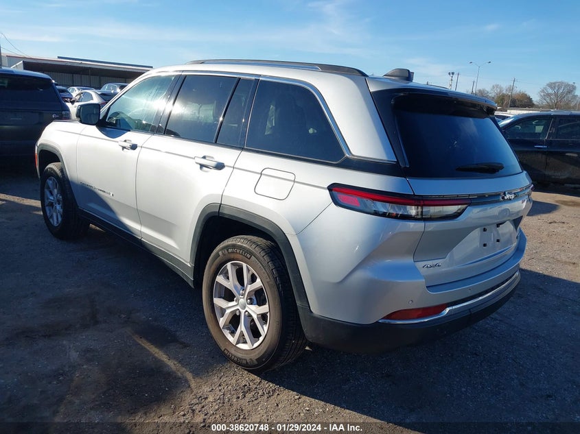 VIN 1C4RJHBG0N8553592 2022 JEEP GRAND CHEROKEE LIMITED 4X4