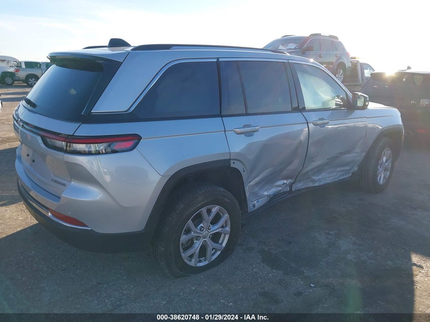 VIN 1C4RJHBG0N8553592 2022 JEEP GRAND CHEROKEE LIMITED 4X4