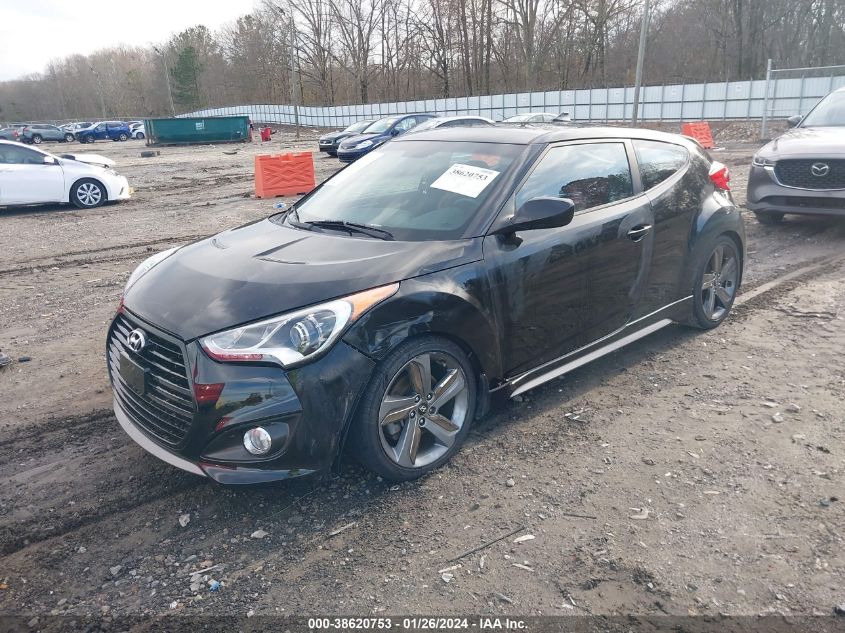 2015 HYUNDAI VELOSTER TURBO R-SPEC - KMHTC6AE5FU236366