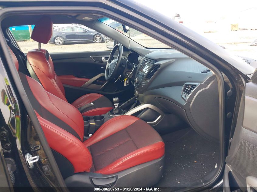 2015 HYUNDAI VELOSTER TURBO R-SPEC - KMHTC6AE5FU236366