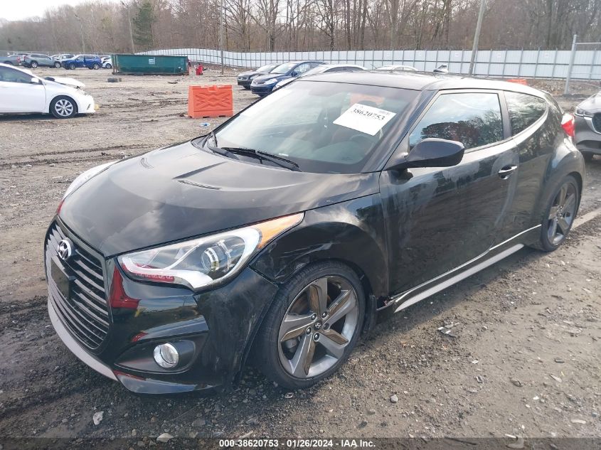 2015 HYUNDAI VELOSTER TURBO R-SPEC - KMHTC6AE5FU236366