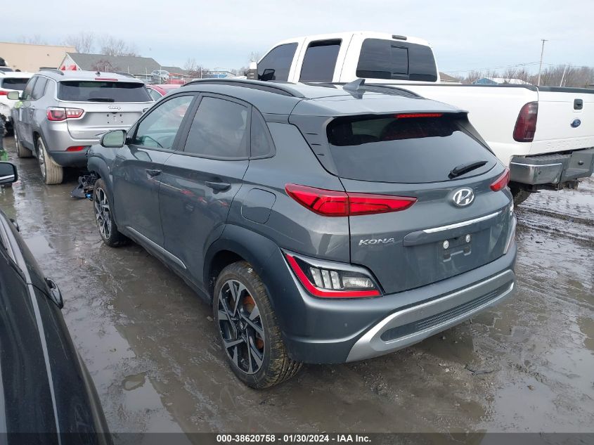2023 HYUNDAI KONA LIMITED - KM8K5CA32PU996257