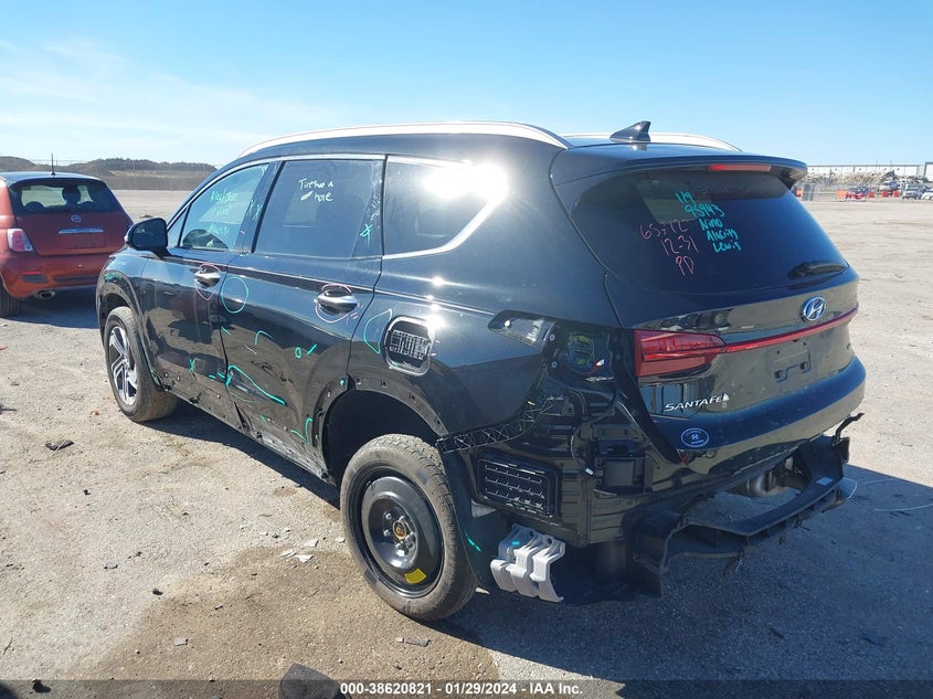 VIN 5NMS3DAJ3NH467483 2022 HYUNDAI SANTA FE SEL