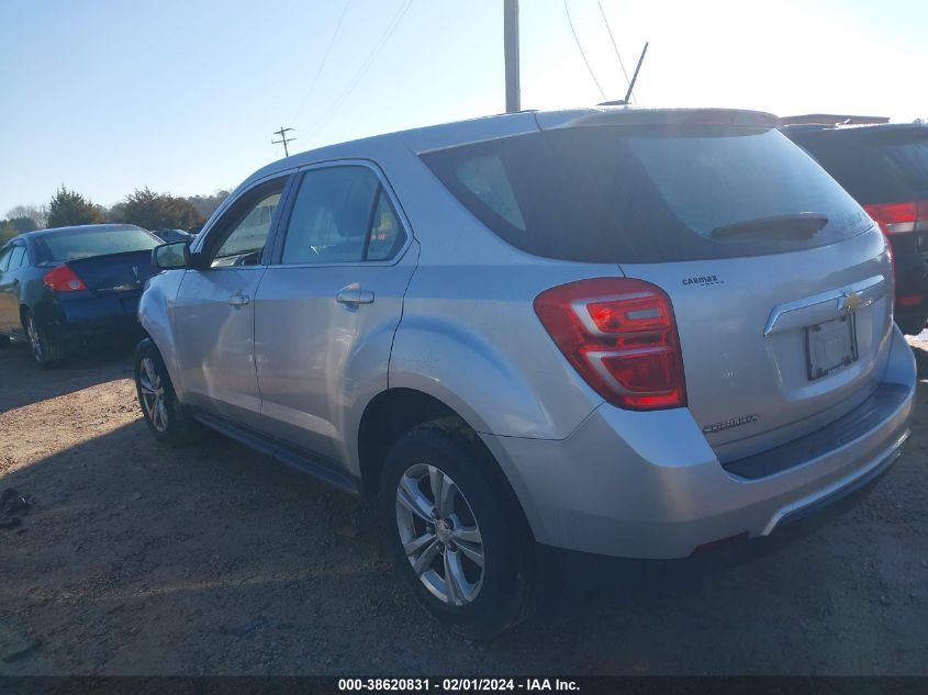 2017 CHEVROLET EQUINOX LS - 2GNALBEK8H1586603