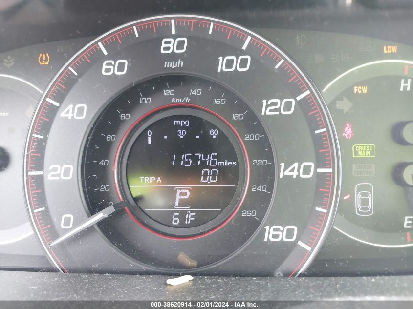 2013 HONDA ACCORD EX-L - 1HGCT1B82DA012164