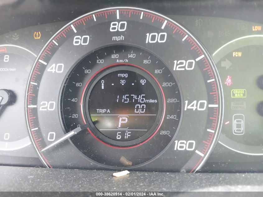 2013 HONDA ACCORD EX-L - 1HGCT1B82DA012164