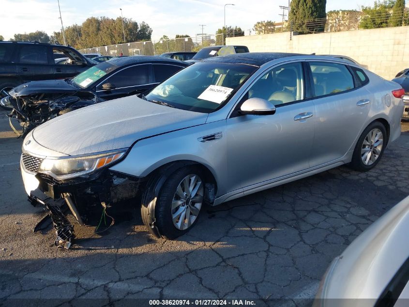 2016 KIA OPTIMA EX - 5XXGU4L34GG066186