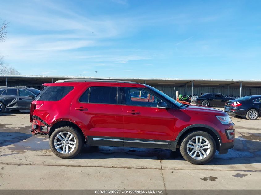 2017 FORD EXPLORER XLT - 1FM5K7DH9HGD86232