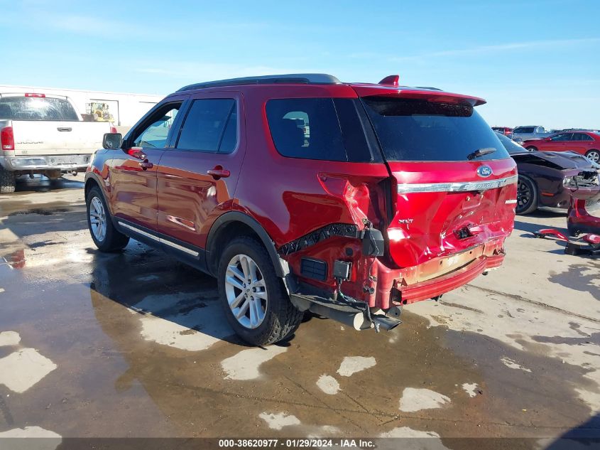 2017 FORD EXPLORER XLT - 1FM5K7DH9HGD86232