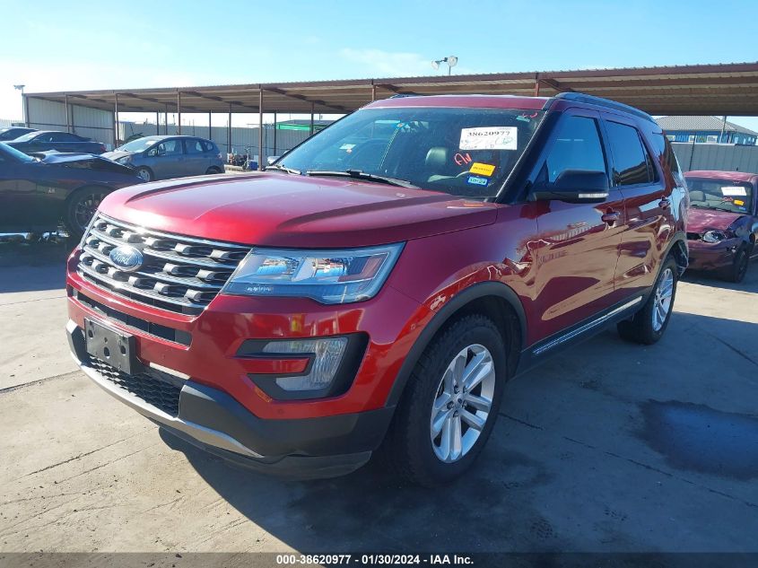2017 FORD EXPLORER XLT - 1FM5K7DH9HGD86232