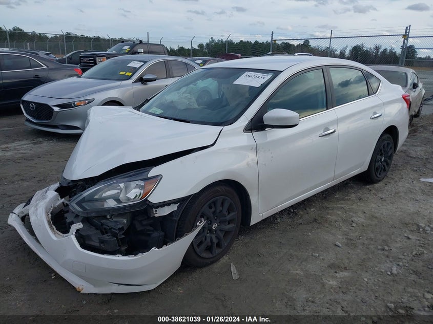 VIN 3N1AB7AP0KY244259 2019 NISSAN SENTRA S