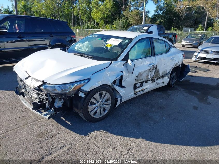 2022 NISSAN SENTRA S XTRONIC CVT - 3N1AB8BV1NY276242