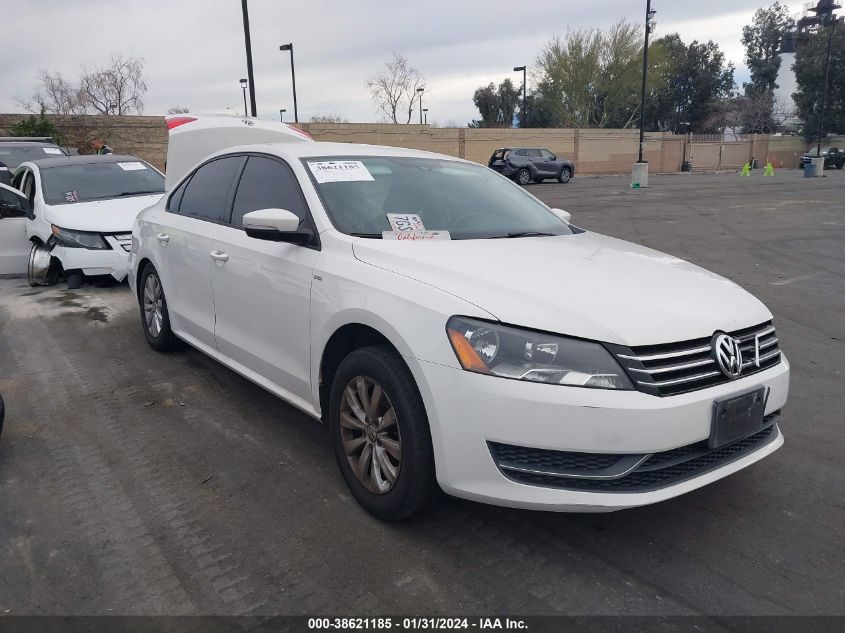 2014 VOLKSWAGEN PASSAT S - 1VWAT7A35EC107867