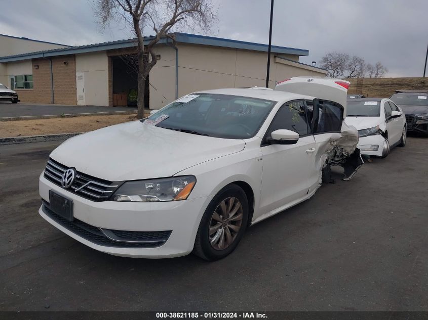 2014 VOLKSWAGEN PASSAT S - 1VWAT7A35EC107867