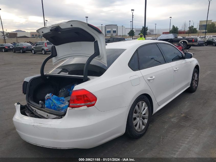 2014 VOLKSWAGEN PASSAT S - 1VWAT7A35EC107867