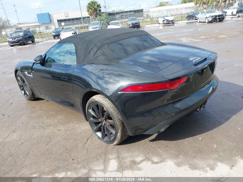 2016 JAGUAR F-TYPE SAJWA6ET6G8K20687