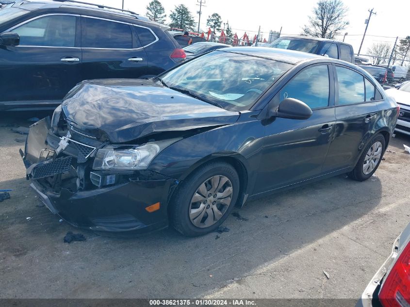 2014 CHEVROLET CRUZE LS AUTO - 1G1PA5SG2E7251953