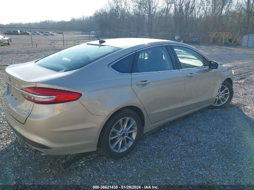 2017 FORD FUSION SE - 3FA6P0HD4HR339469