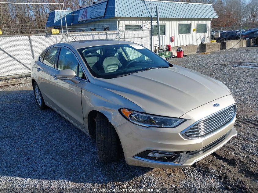 2017 FORD FUSION SE - 3FA6P0HD4HR339469