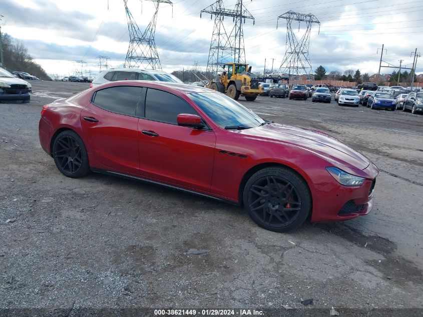 2016 MASERATI GHIBLI S - ZAM57RSA1G1169777