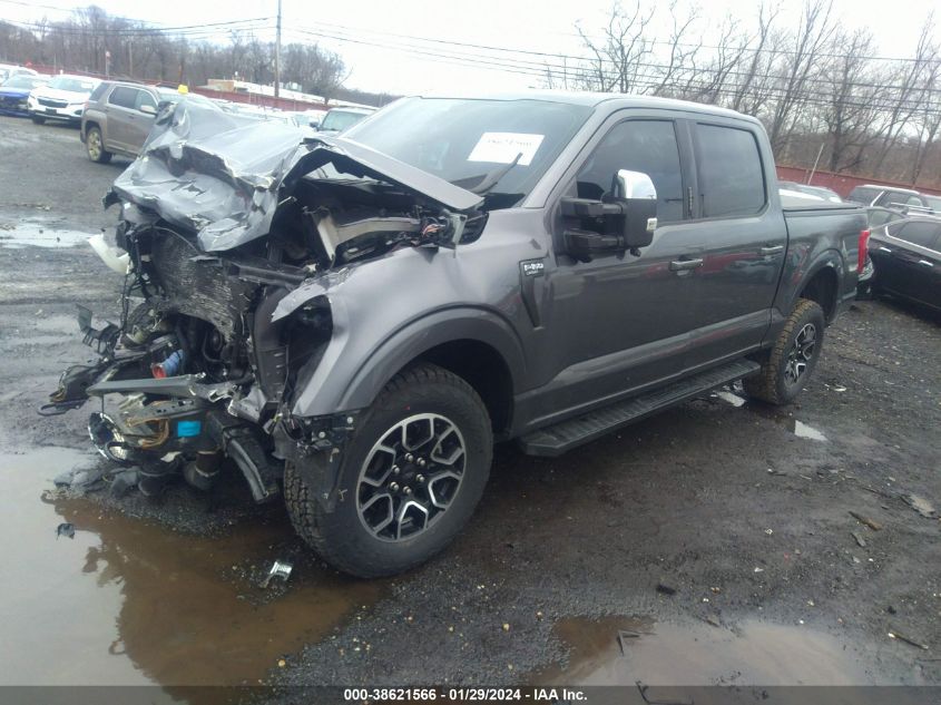 2022 FORD F-150 LARIAT - 1FTFW1E80NFA02087