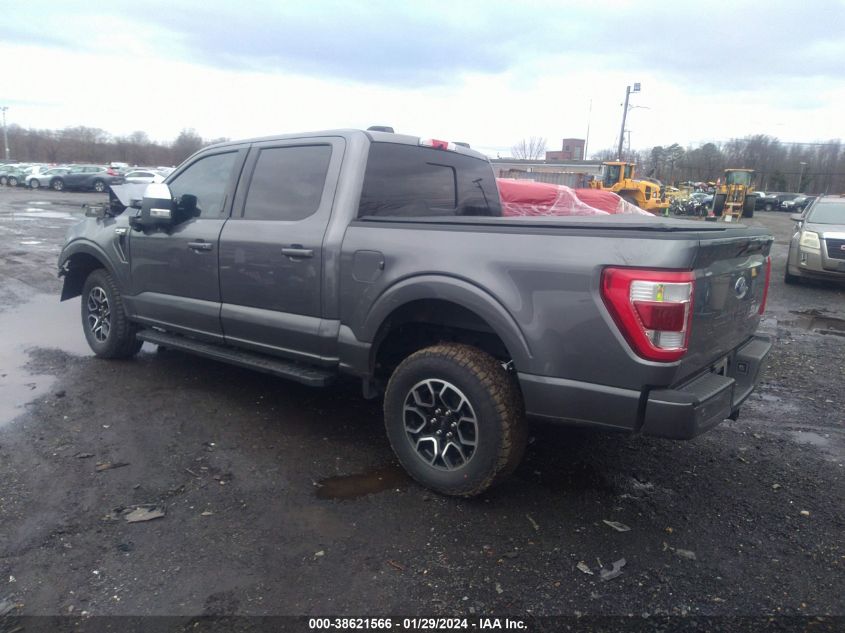 2022 FORD F-150 LARIAT - 1FTFW1E80NFA02087