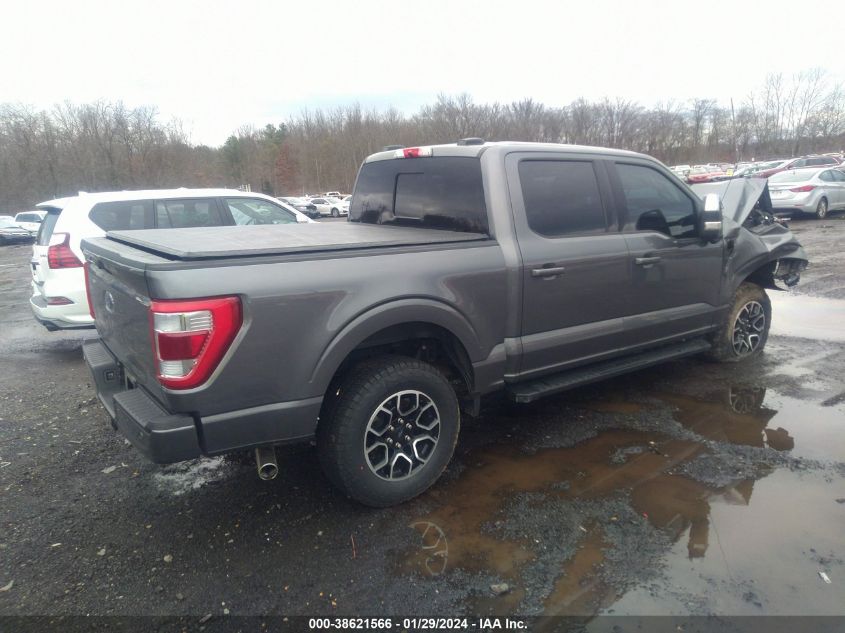 2022 FORD F-150 LARIAT - 1FTFW1E80NFA02087