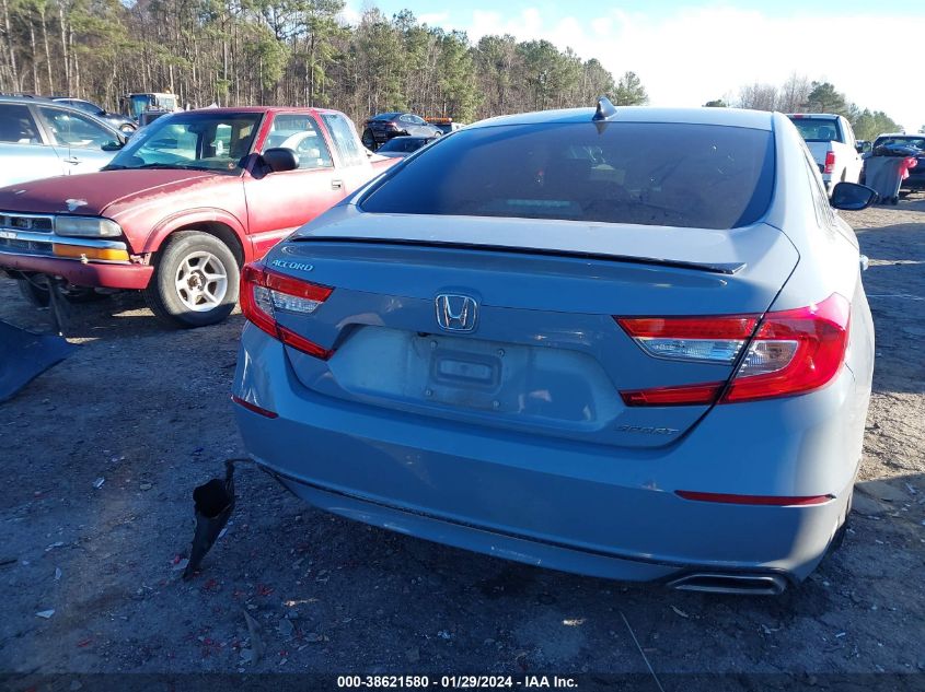 2021 HONDA ACCORD SPORT - 1HGCV1F32MA053418