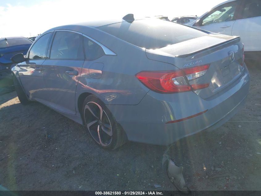 2021 HONDA ACCORD SPORT - 1HGCV1F32MA053418