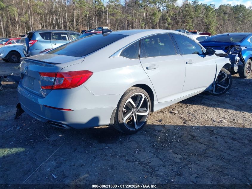 2021 HONDA ACCORD SPORT - 1HGCV1F32MA053418