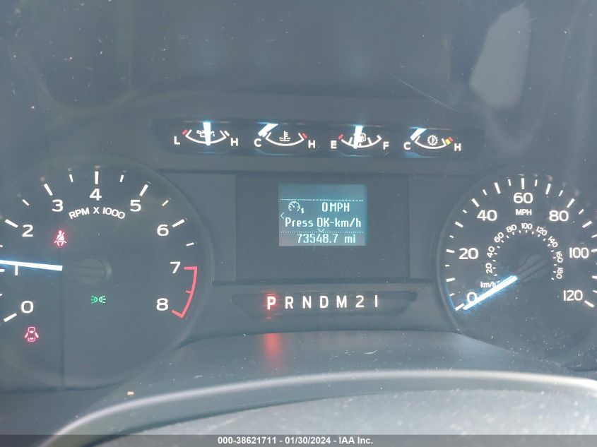 2018 FORD F-150 XL - 1FTMF1CB6JFA58017