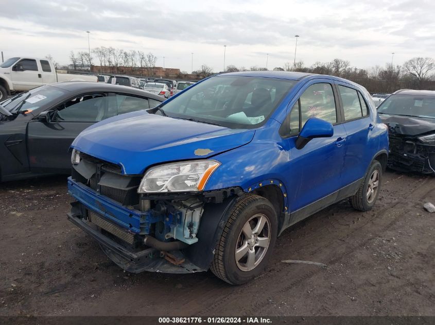 2015 CHEVROLET TRAX 1LS - KL7CJPSB2FB255003