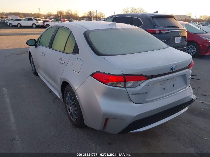 2022 TOYOTA COROLLA HYBRID LE - JTDEAMDE4N3003831