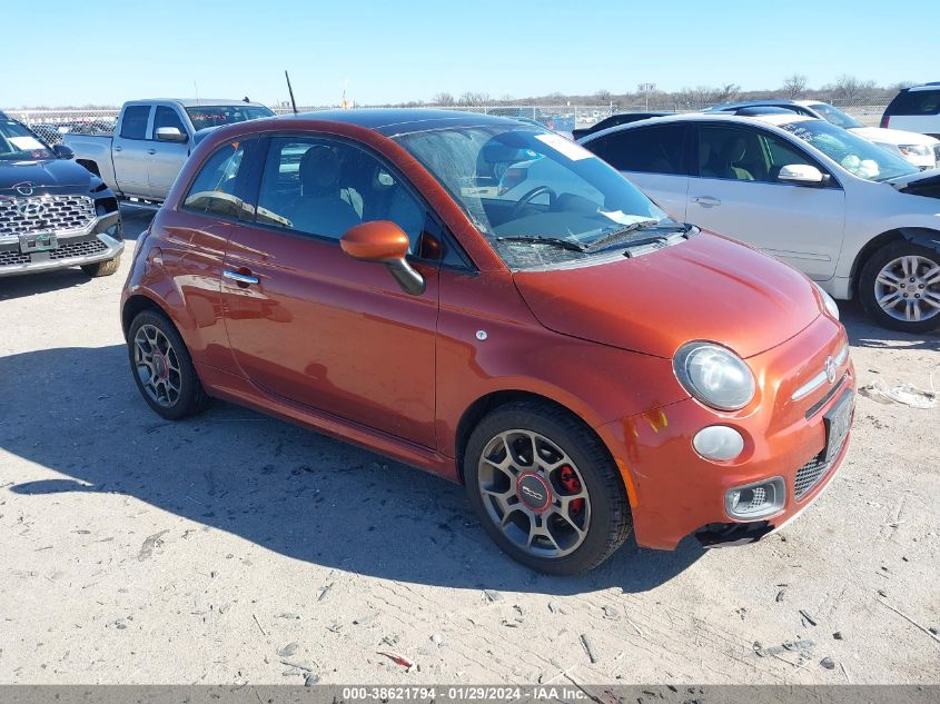 2013 FIAT 500 SPORT CATTIVA - 3C3CFFBR4DT746362