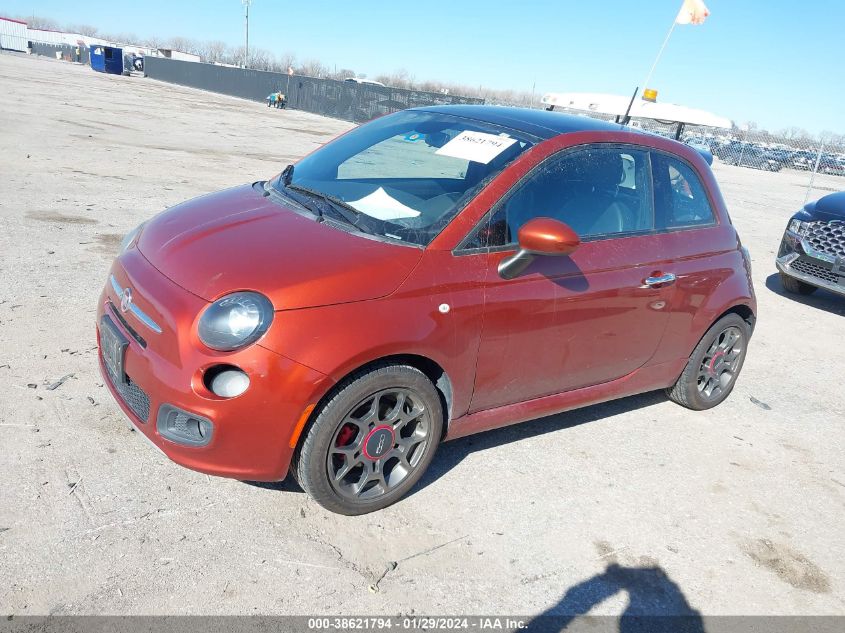 2013 FIAT 500 SPORT CATTIVA - 3C3CFFBR4DT746362